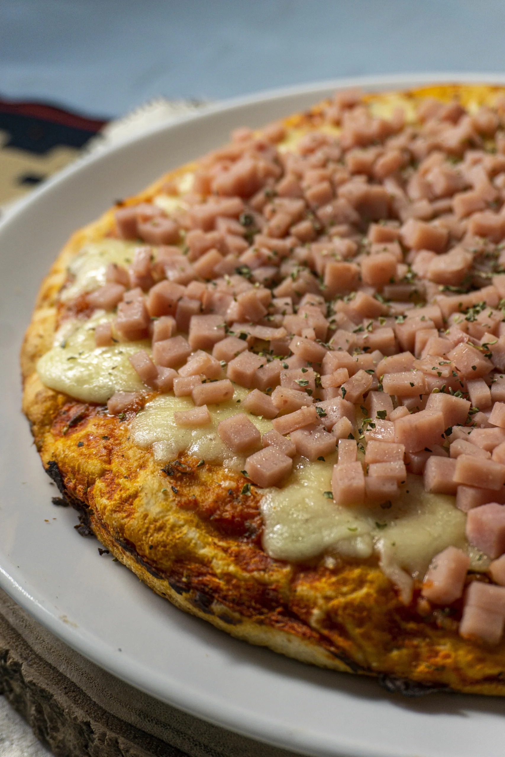 pizza argentina de jamón y queso de el Asador argentino el mirador