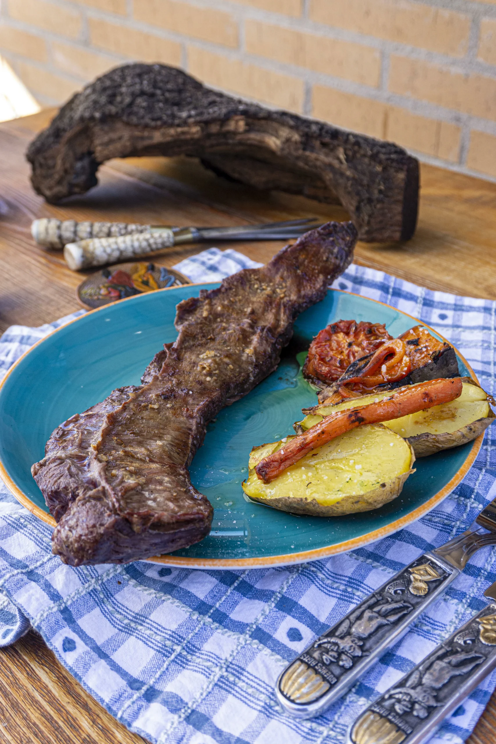 Entraña estilo argentina de el Asador argentino el mirador