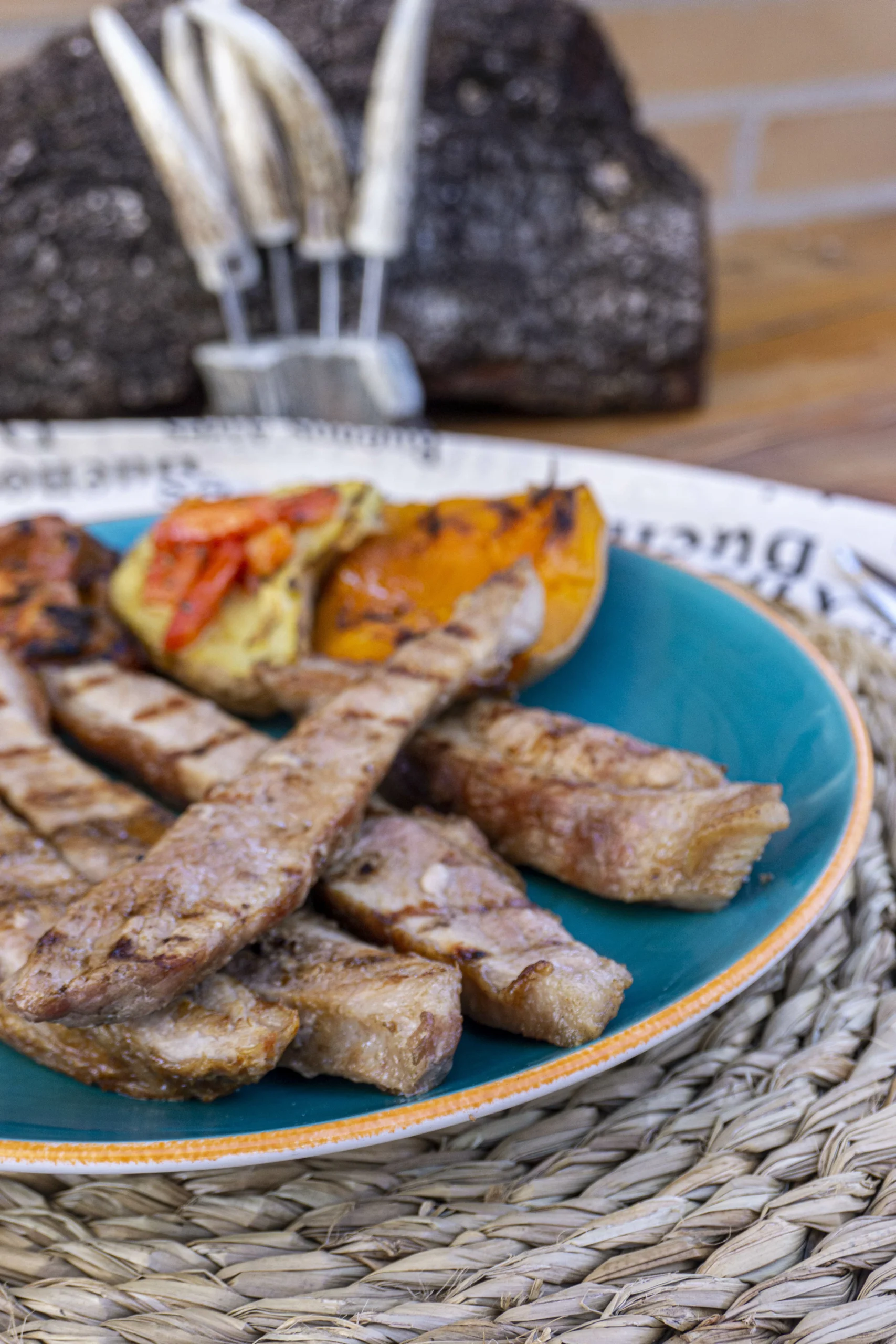 Secreto de cerdo de el Asador argentino el mirador